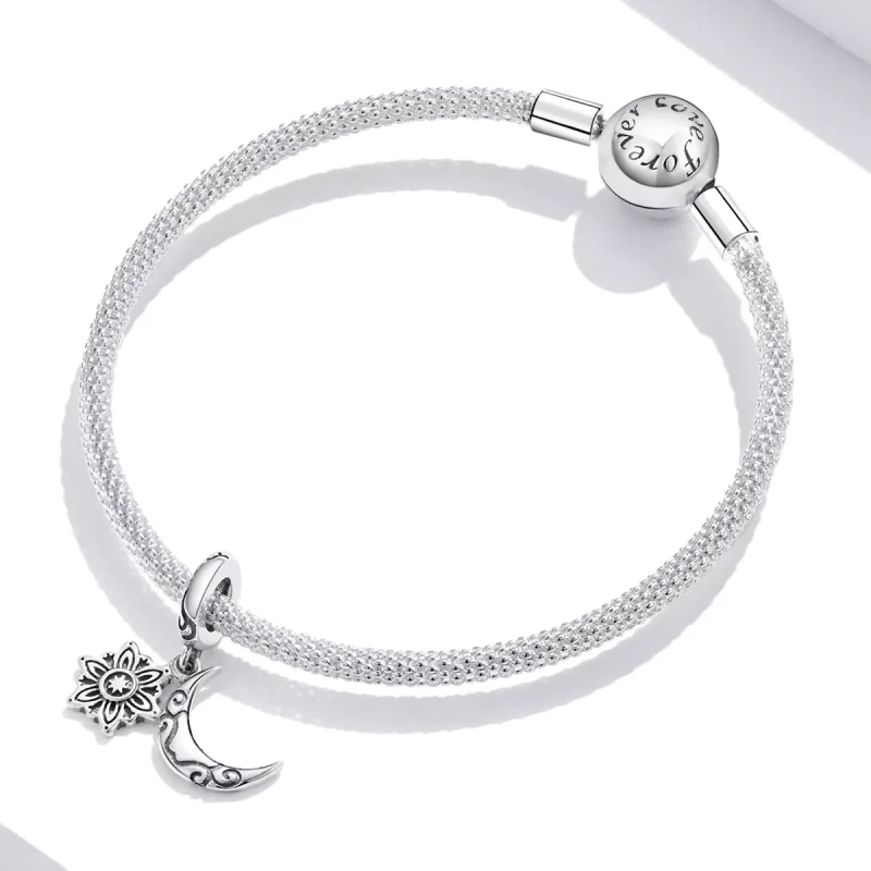 (resim) Pandora tarzı Ay Lotusu Charm - SCC1826 - Görüntüle 3