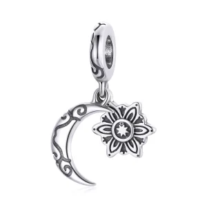 (resim) Pandora tarzı Ay Lotusu Charm - SCC1826