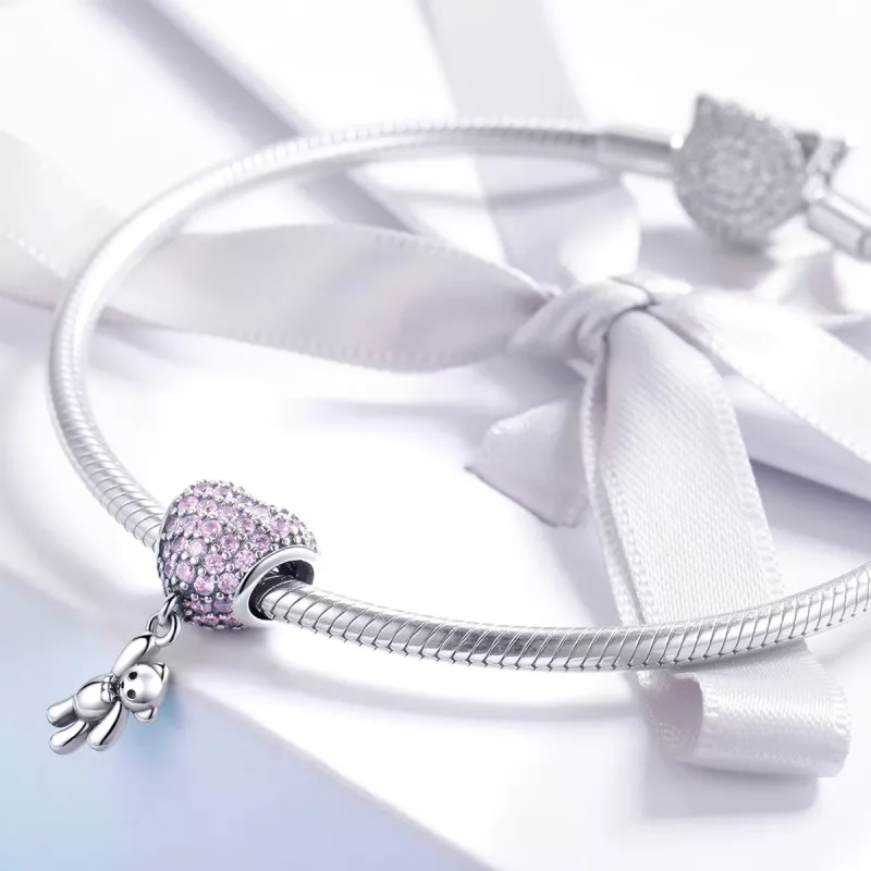 (resim) Pandora tarzı Ayı Ve Balon Charm - SCC1054 - Görüntüle 3