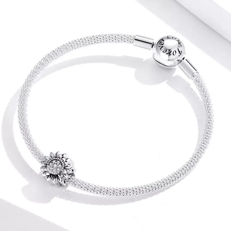 (resim) Pandora tarzı Ayçiçeği Charm - SCC1507 - Görüntüle 3