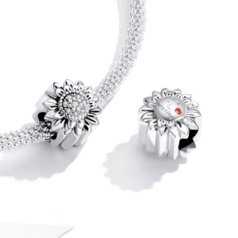 (resim) Pandora tarzı Ayçiçeği Charm - SCC1507 - Görüntüle 4