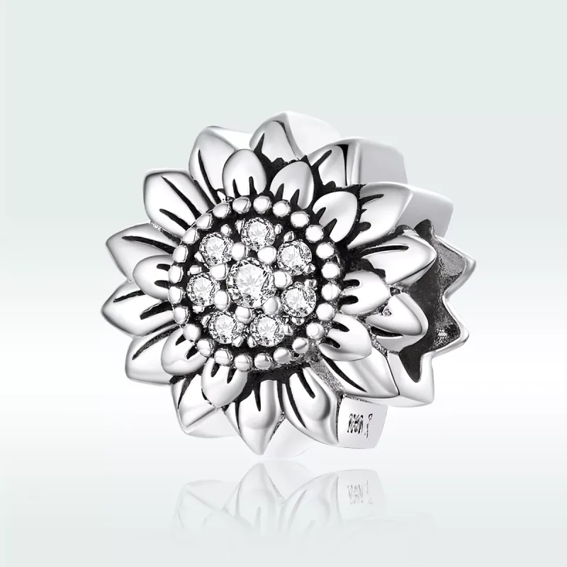 (resim) Pandora tarzı Ayçiçeği Charm - SCC1507 - Görüntüle 5