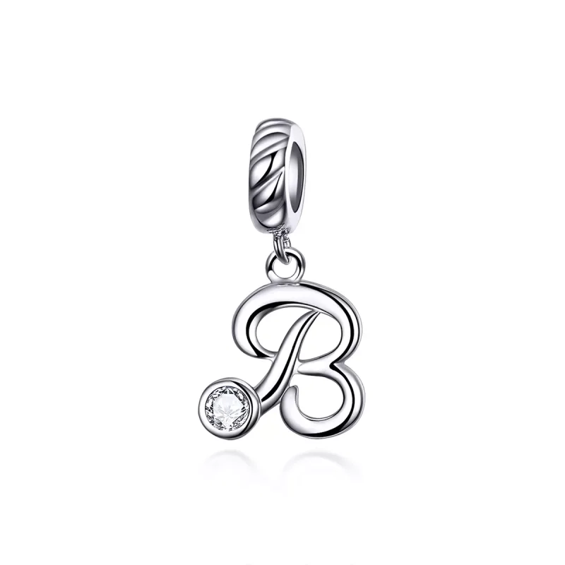 (resim) Pandora tarzı B harfi Sallantılı Charm - SCC1183-B