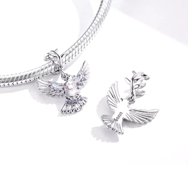 (resim) Pandora tarzı Barış Güvercini Charm - BSC295 - Görüntüle 4