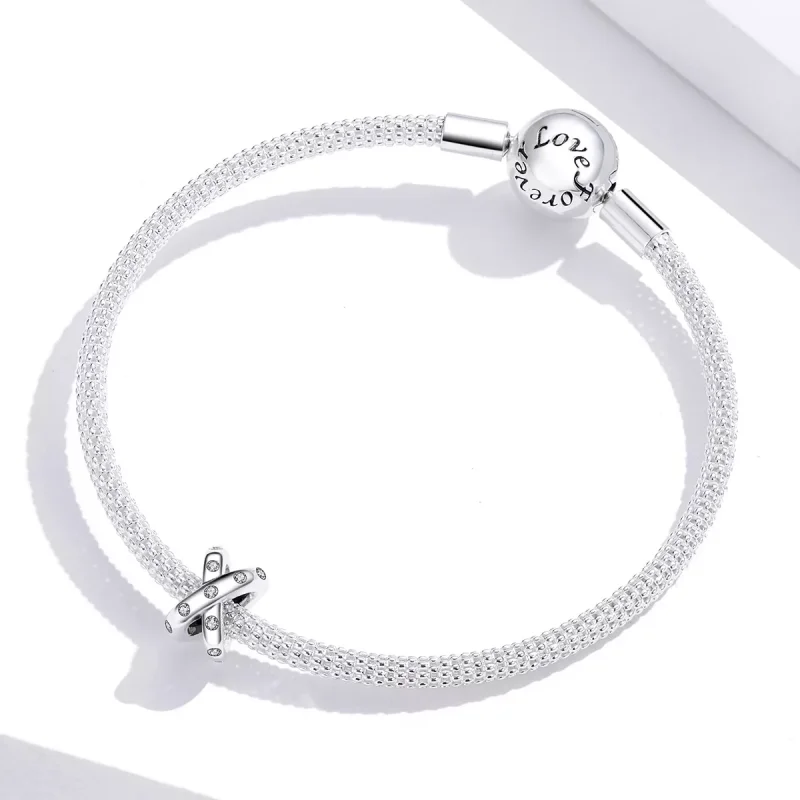 (resim) Pandora tarzı Basit Geometri Charm - SCC1515 - Görüntüle 4