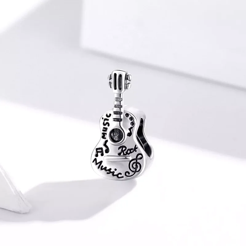 (resim) Pandora tarzı Basit Gitar Charm - SCC1708 - Görüntüle 2