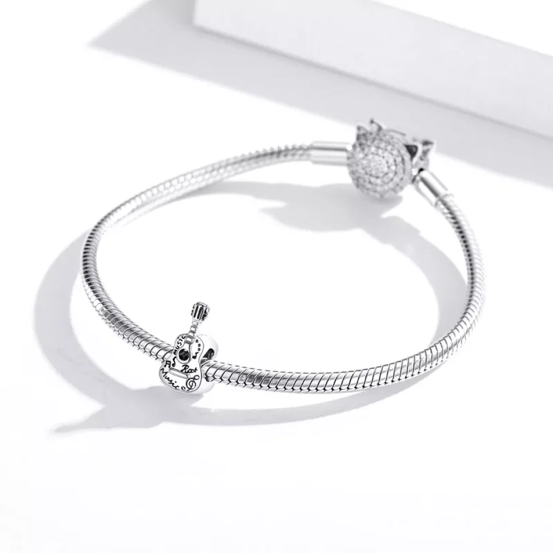 (resim) Pandora tarzı Basit Gitar Charm - SCC1708 - Görüntüle 3