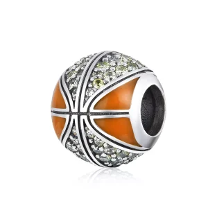 (resim) Pandora tarzı Basketbol ruhu Charm - SCC1506