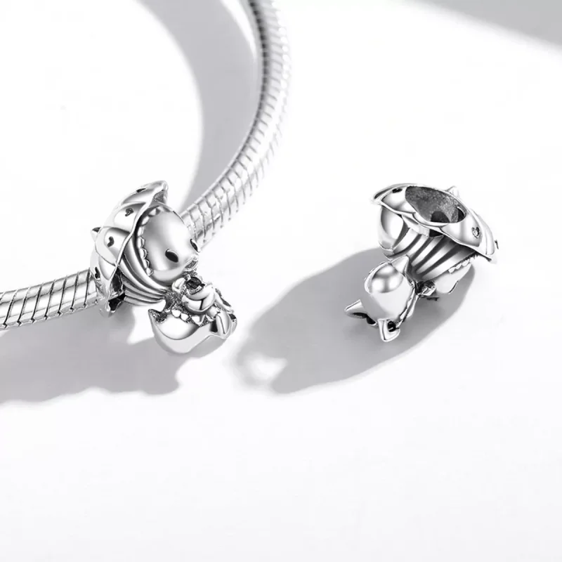 (resim) Pandora tarzı Batı Tarzı Ördek Yavrusu Charm - SCC2044 - Görüntüle 4