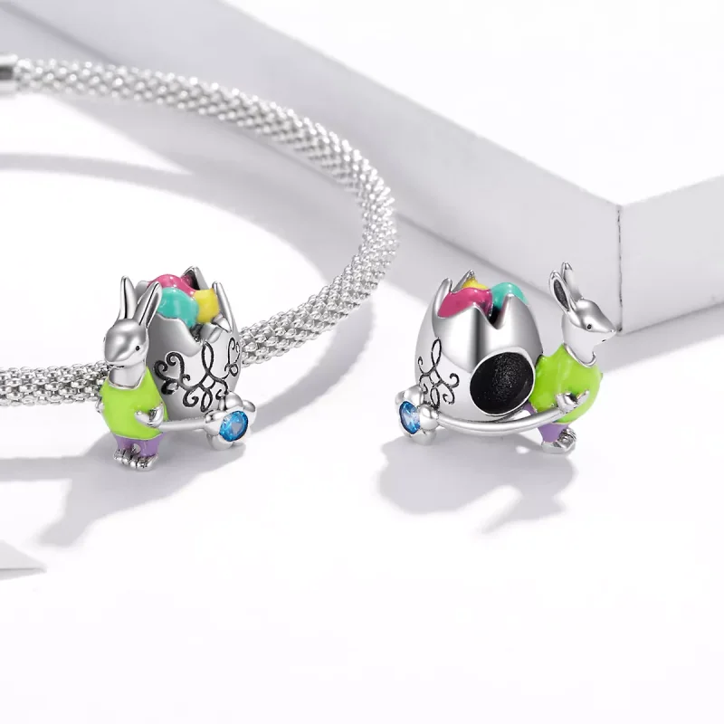 (resim) Pandora tarzı Bay Tavşan Charm - SCC1755 - Görüntüle 4