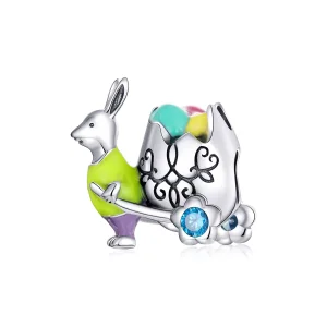 Pandora tarzı Bay Tavşan Charm - SCC1755 (resim) Pandora tarzı Bay Tavşan Charm - SCC1755