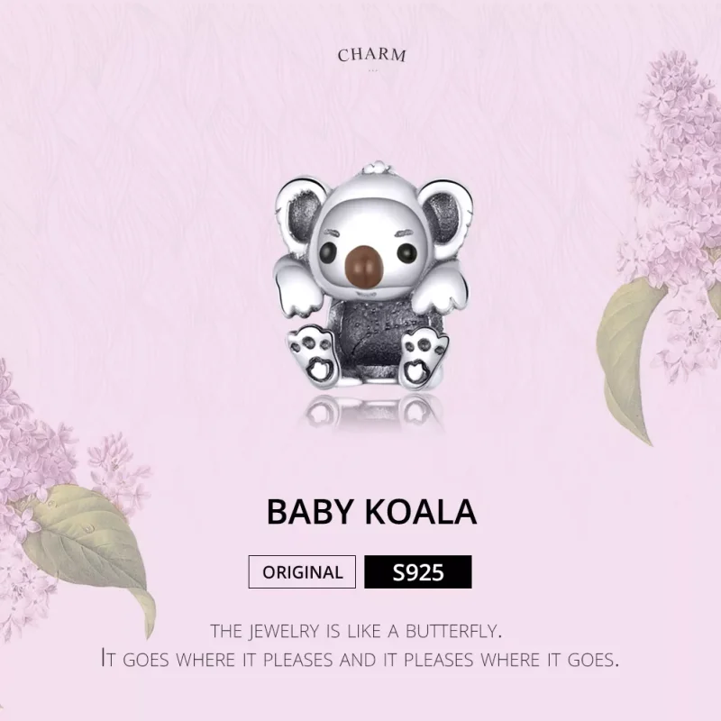 (resim) Pandora tarzı bebek koala Charm - SCC1304 - Görüntüle 2