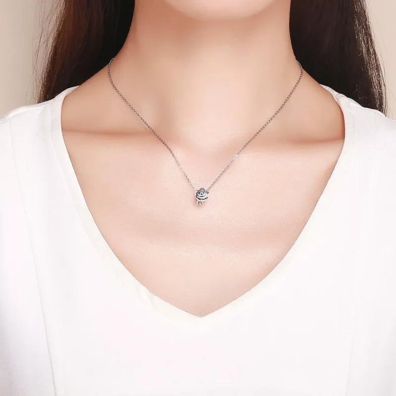 (resim) Pandora tarzı Beyaz Gül Charm - SCC1101 - Görüntüle 5