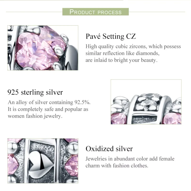 (resim) Pandora tarzı Büyük aşk Charm - SCC580 - Görüntüle 8