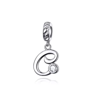 (resim) Pandora tarzı C harfi Sallantılı Charm - SCC1183-C