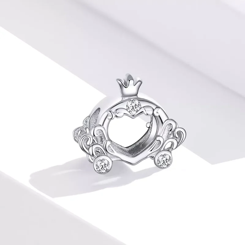 (resim) Pandora tarzı Cinderella'S Balkabağı Arabası Charm - BSC270 - Görüntüle 2