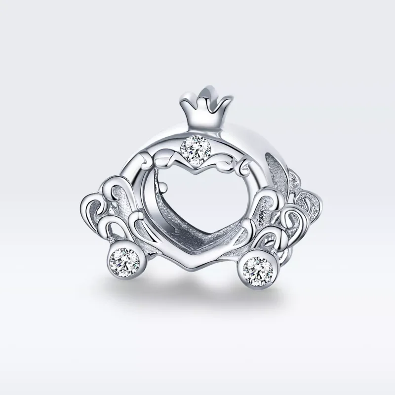 (resim) Pandora tarzı Cinderella'S Balkabağı Arabası Charm - BSC270 - Görüntüle 5