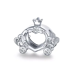 (resim) Pandora tarzı Cinderella'S Balkabağı Arabası Charm - BSC270