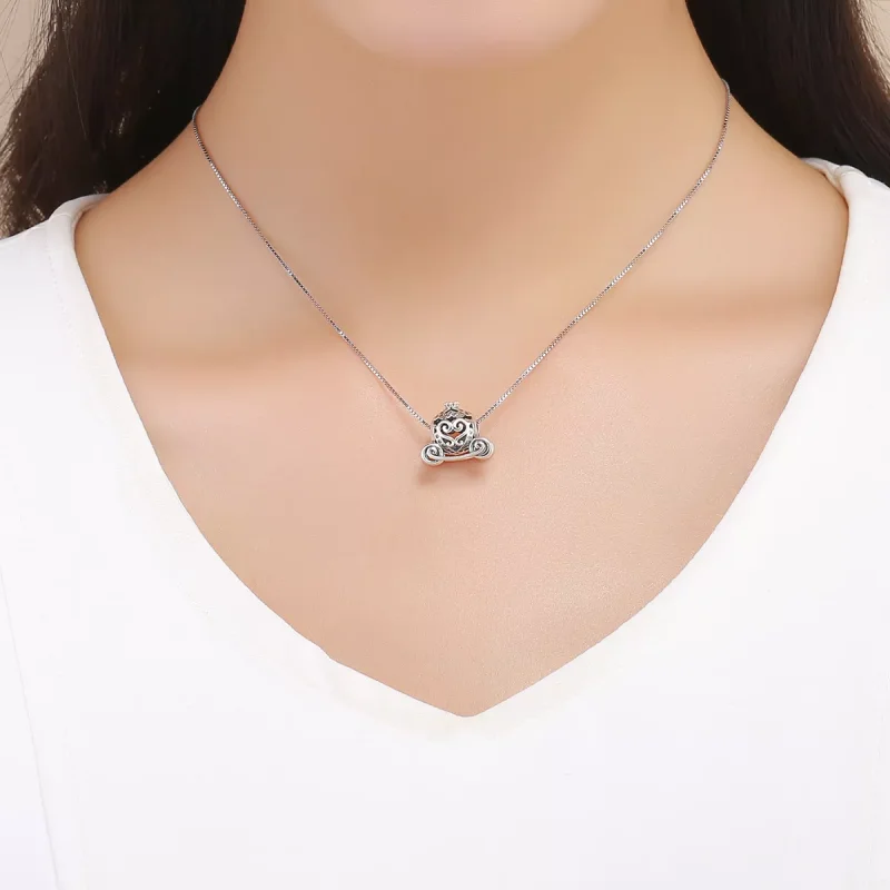 (resim) Pandora tarzı Cinderella'S Balkabağı Arabası Charm - SCC792 - Görüntüle 5