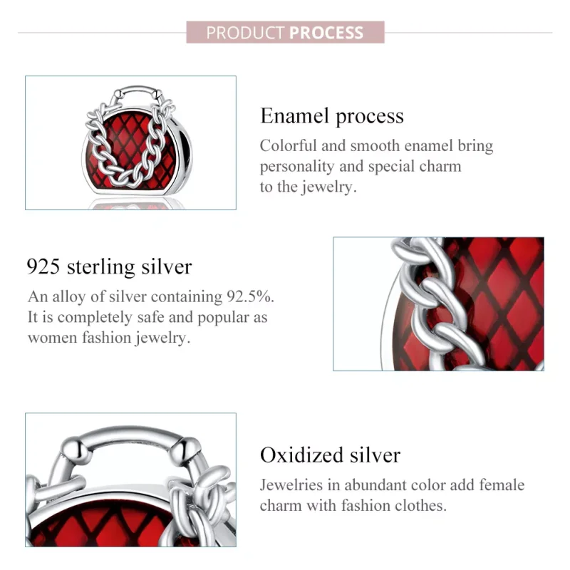 (resim) Pandora tarzı Cüzdan Charm - BSC345 - Görüntüle 7
