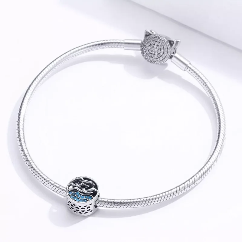 (resim) Pandora tarzı Dalga ve Martılar Charm - SCC1454 - Görüntüle 3