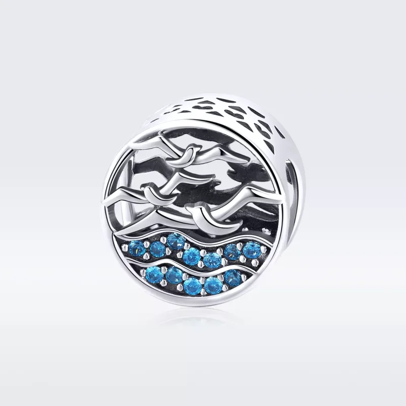 (resim) Pandora tarzı Dalga ve Martılar Charm - SCC1454 - Görüntüle 5