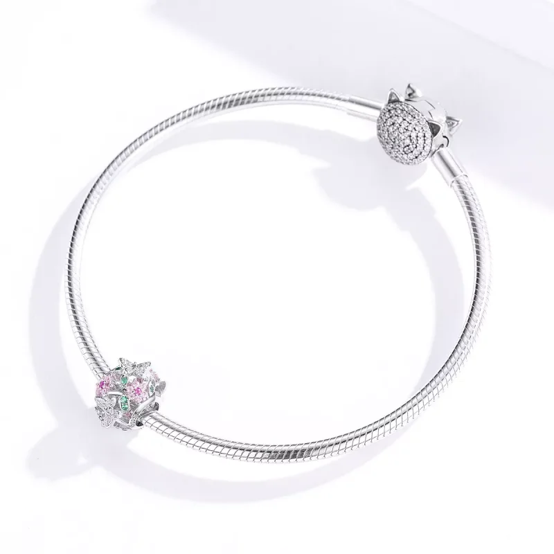 (resim) Pandora tarzı dans eden kelebek Charm - BSC116 - Görüntüle 3