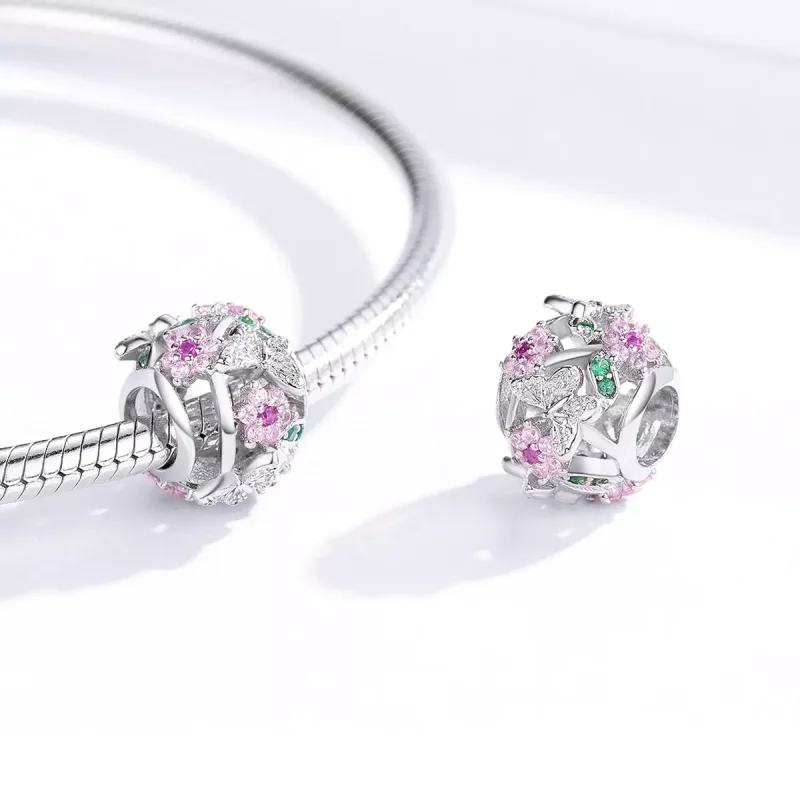 (resim) Pandora tarzı dans eden kelebek Charm - BSC116 - Görüntüle 4