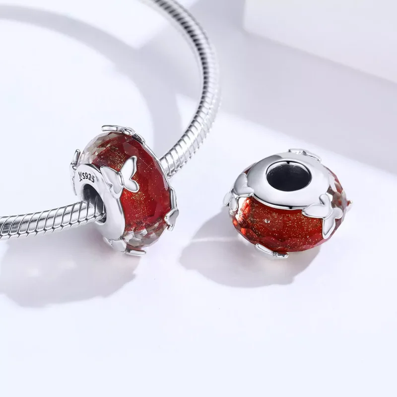 (resim) Pandora tarzı dans eden kelebek Charm - SCC1256 - Görüntüle 4