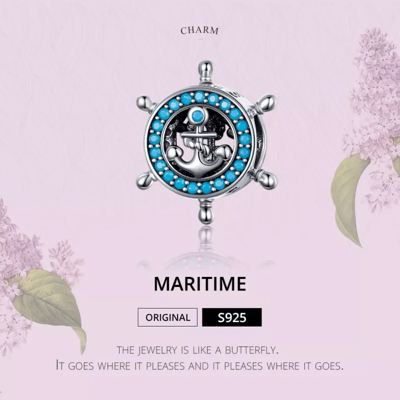 (resim) Pandora tarzı denizcilik Charm - SCC1200 - Görüntüle 2