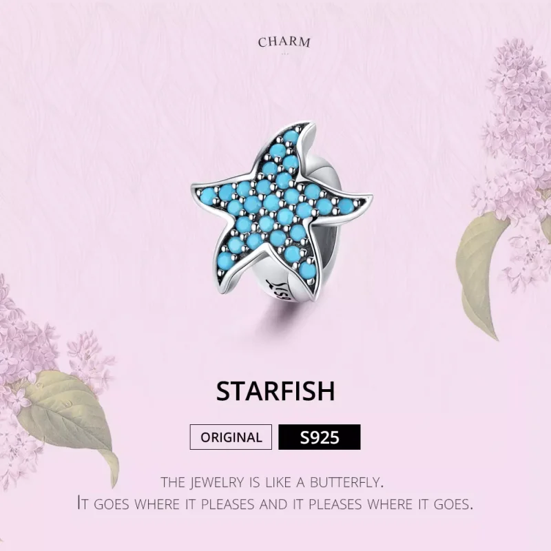 (resim) Pandora tarzı Denizyıldızı Charm - SCC1313 - Görüntüle 2