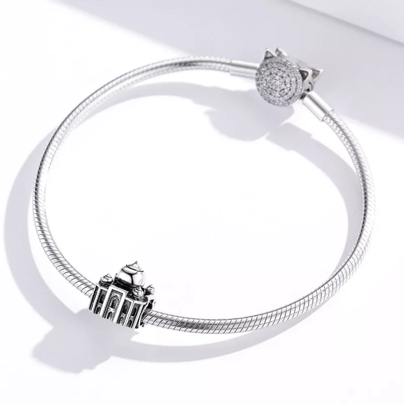 (resim) Pandora tarzı Devlet Tac Mahal Charm - SCC1542 - Görüntüle 2
