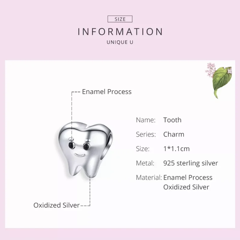 (resim) Pandora tarzı Diş Charm - SCC1401 - Görüntüle 6