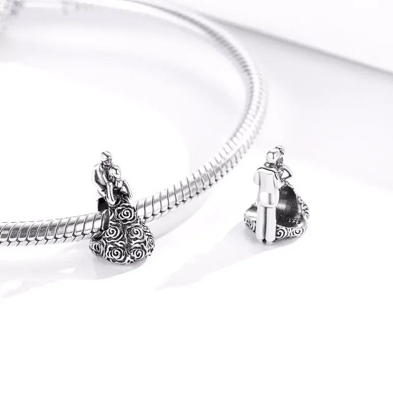 (resim) Pandora tarzı Düğün Partisi Dans Gelin ve Damat Charm - SCC1564 - Görüntüle 4