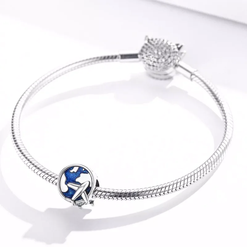 (resim) Pandora tarzı Dünya Yolculuğu Charm - SCC1568 - Görüntüle 3