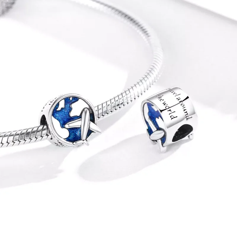 (resim) Pandora tarzı Dünya Yolculuğu Charm - SCC1568 - Görüntüle 4