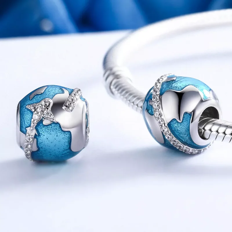 (resim) Pandora tarzı Dünyayı Dolaşın Charm - SCC183 - Görüntüle 6