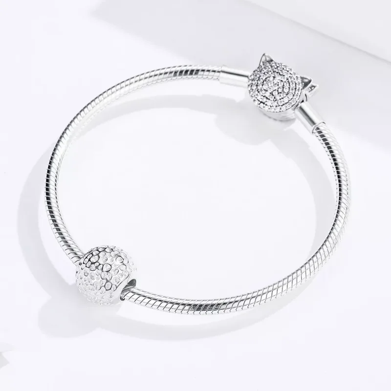 (resim) Pandora tarzı Dokulu Boncuk Charm - SCC1245 - Görüntüle 3