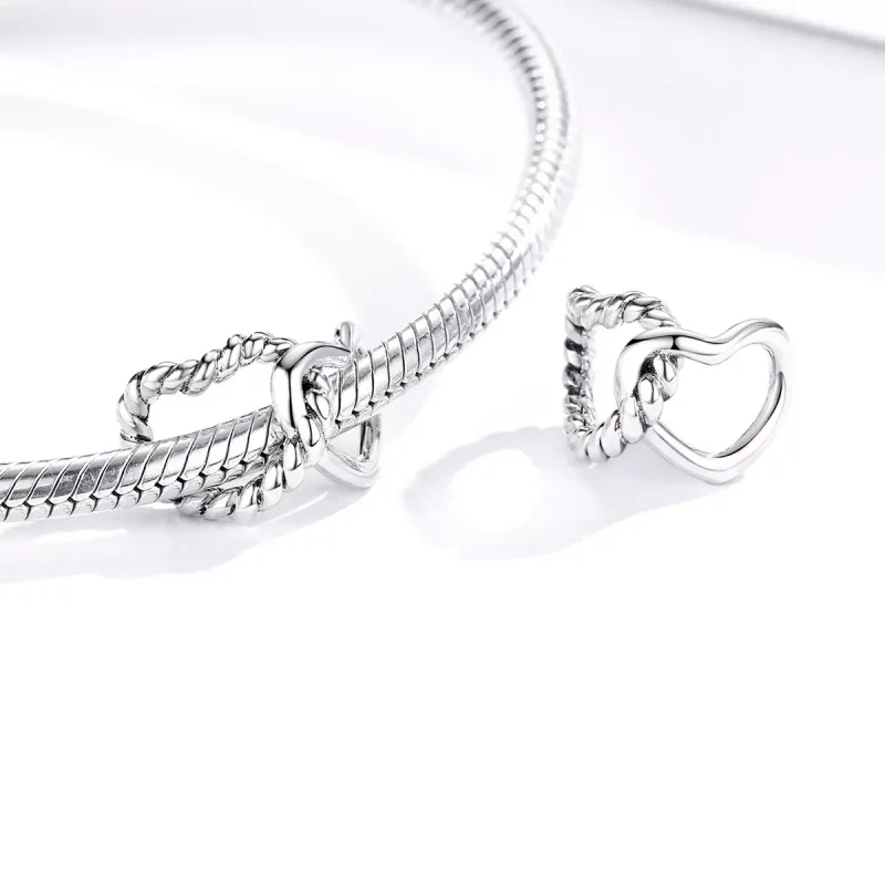 (resim) Pandora tarzı dolaşmış kalpler Charm - SCC1563 - Görüntüle 4