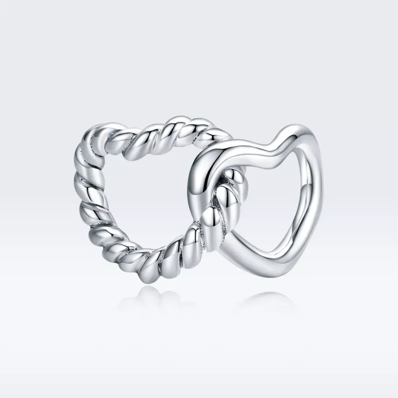 (resim) Pandora tarzı dolaşmış kalpler Charm - SCC1563 - Görüntüle 5