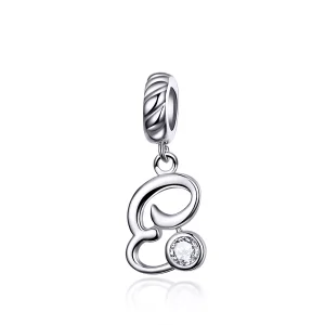 (resim) Pandora tarzı E harfi Sallantılı Charm - SCC1183-E
