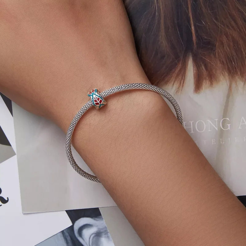 (resim) Pandora Tarzı Egzotik Toka Charm - BSC631 - Görüntüle 6