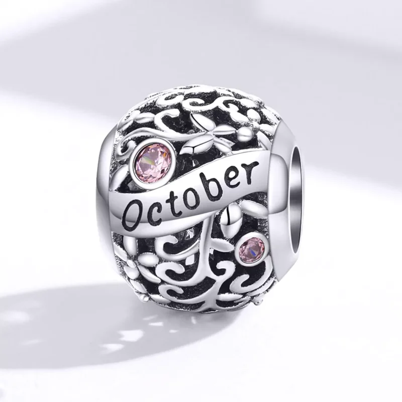 (resim) Pandora tarzı Ekim Doğum Taşı Charm - SCC1385-10 - Görüntüle 4