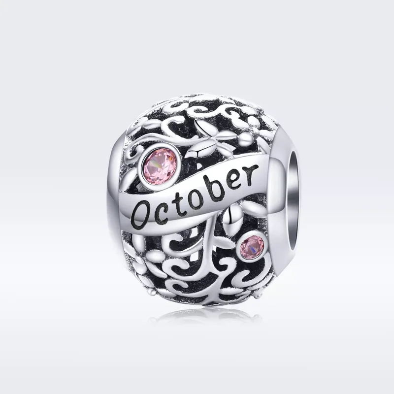 (resim) Pandora tarzı Ekim Doğum Taşı Charm - SCC1385-10 - Görüntüle 5