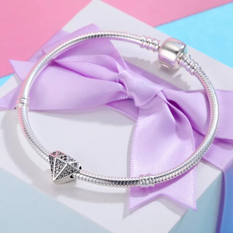 (resim) Pandora tarzı elmas aşk Charm - SCC397 - Görüntüle 4