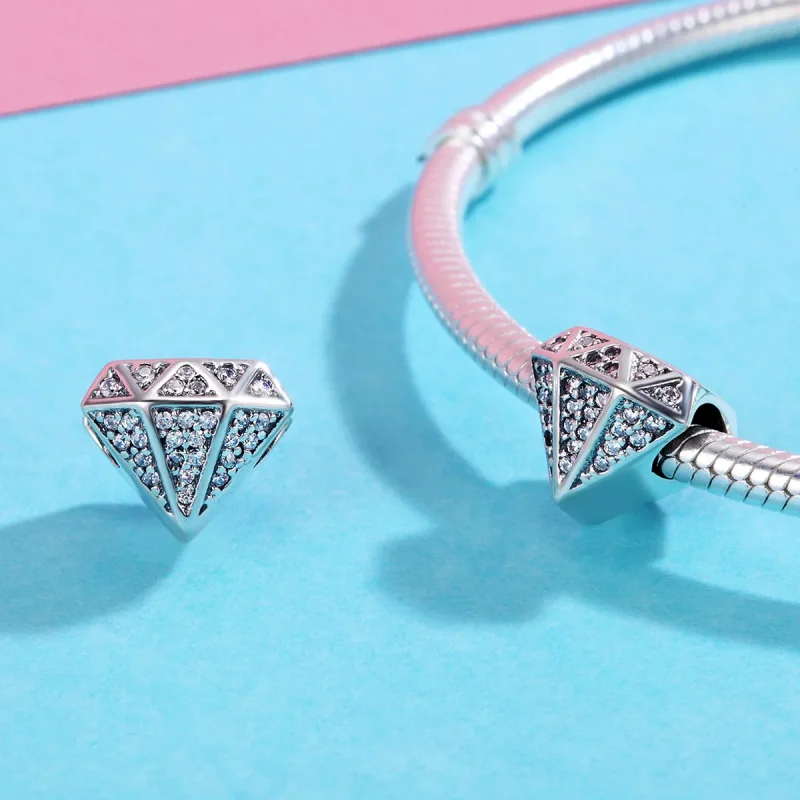 (resim) Pandora tarzı elmas aşk Charm - SCC397 - Görüntüle 5
