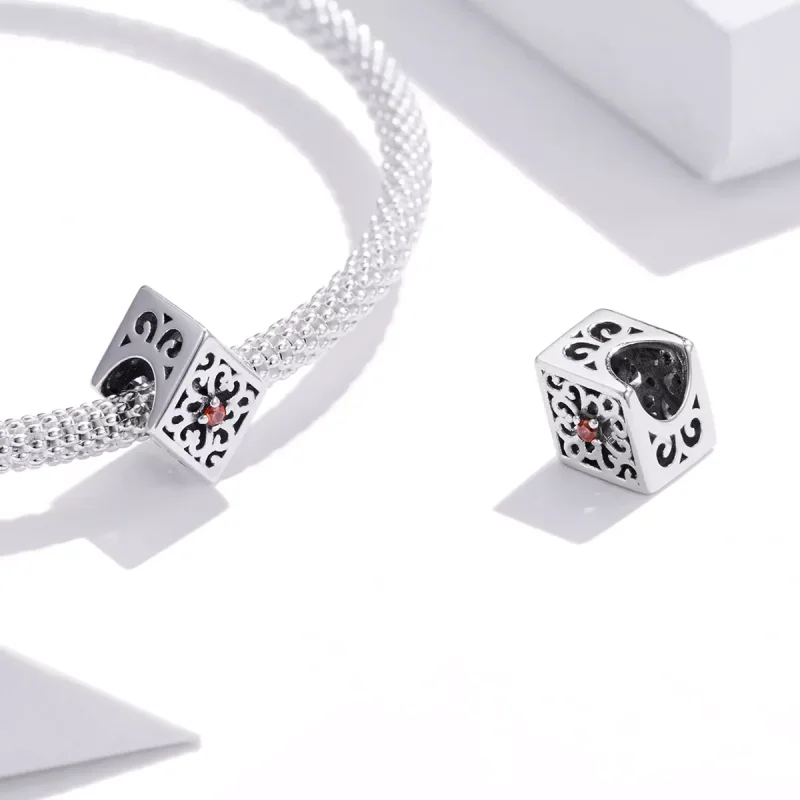 (resim) Pandora tarzı Elmas Charm - SCC1825 - Görüntüle 4