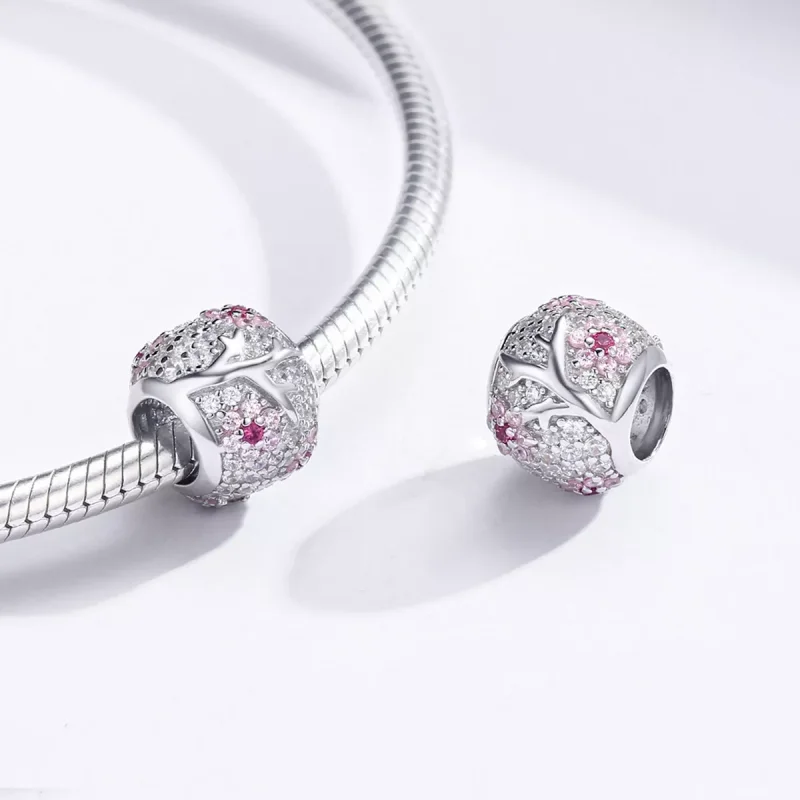 (resim) Pandora tarzı Erik Çiçeği Charm - BSC153 - Görüntüle 4