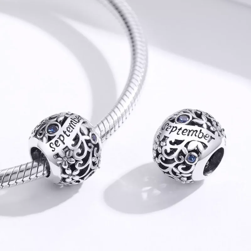 (resim) Pandora tarzı Eylül Doğum Taşı Charm - SCC1385-9 - Görüntüle 2