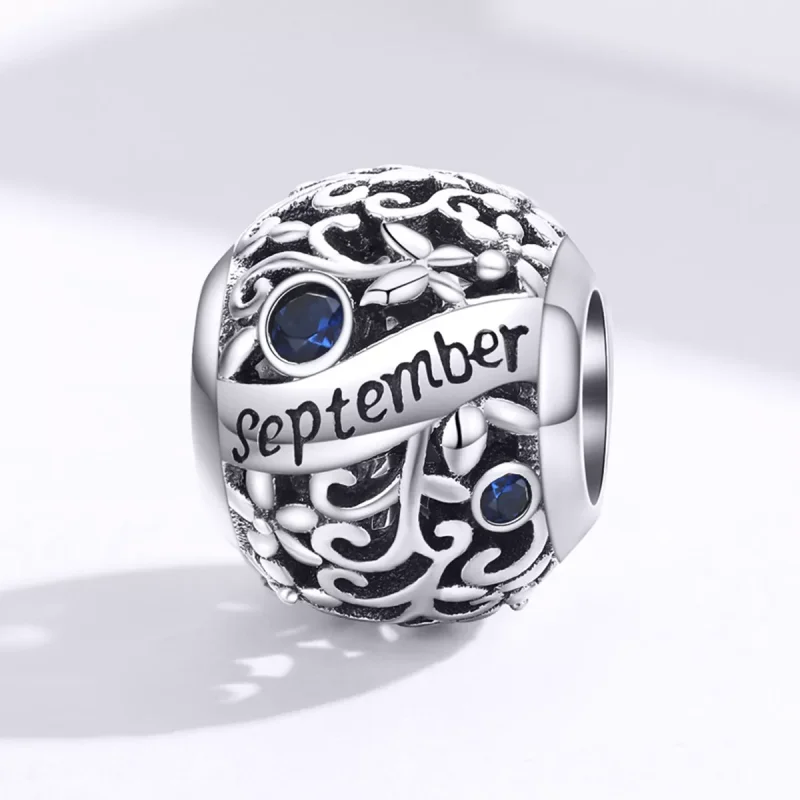 (resim) Pandora tarzı Eylül Doğum Taşı Charm - SCC1385-9 - Görüntüle 4